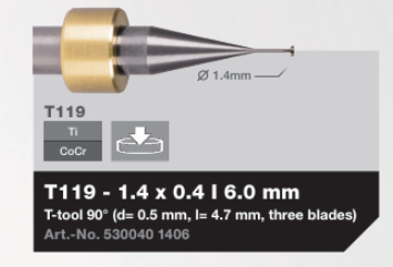 T-Tool 90° | T119 | 6.0 mm [Ti, CoCr]